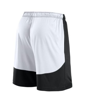 Men's Black/White Utah Jazz Launch Performance Shorts