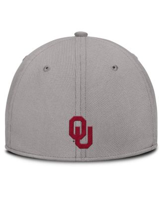 Men's Gray Oklahoma Sooners Rise Prep Performance Flex Hat