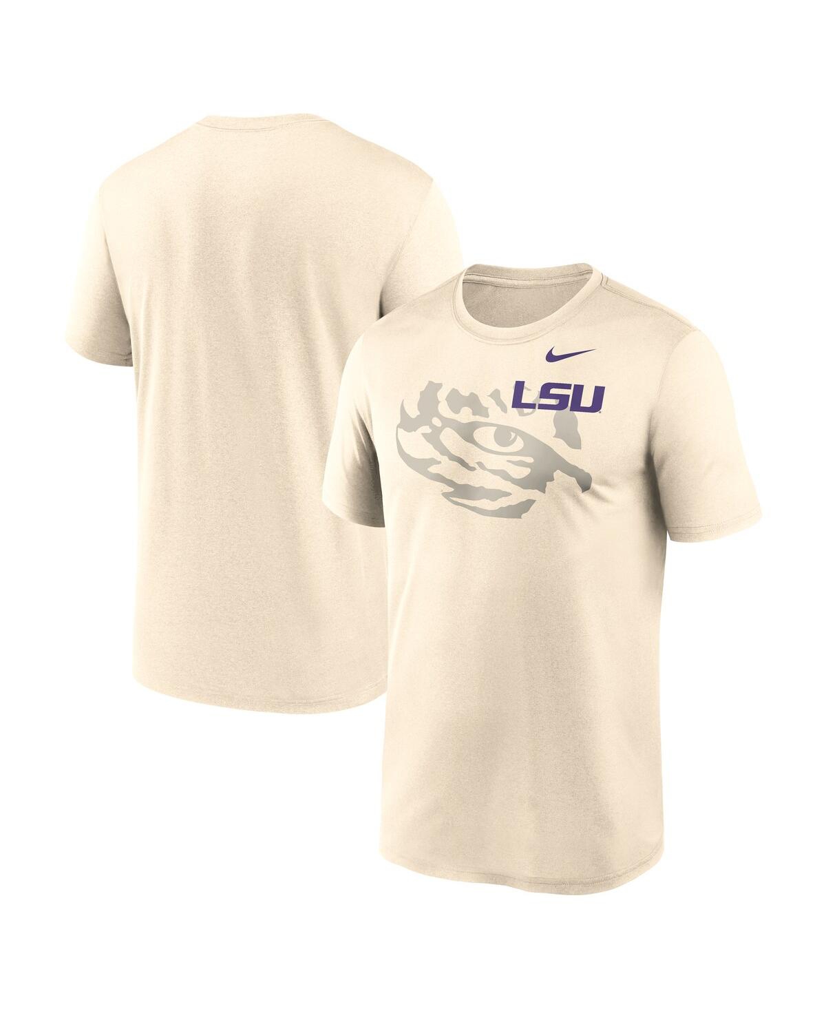 Men's Natural Lsu Tigers Campus Shadow Legend Performance T-Shirt - Natural