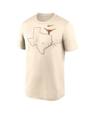 Men's Natural Texas Longhorns Campus Shadow Legend Performance T-Shirt