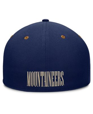 Men's Navy/Brown West Virginia Mountaineers Noboa Fitted Hat