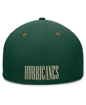 Men's Green/Brown Miami Hurricanes Noboa Fitted Hat
