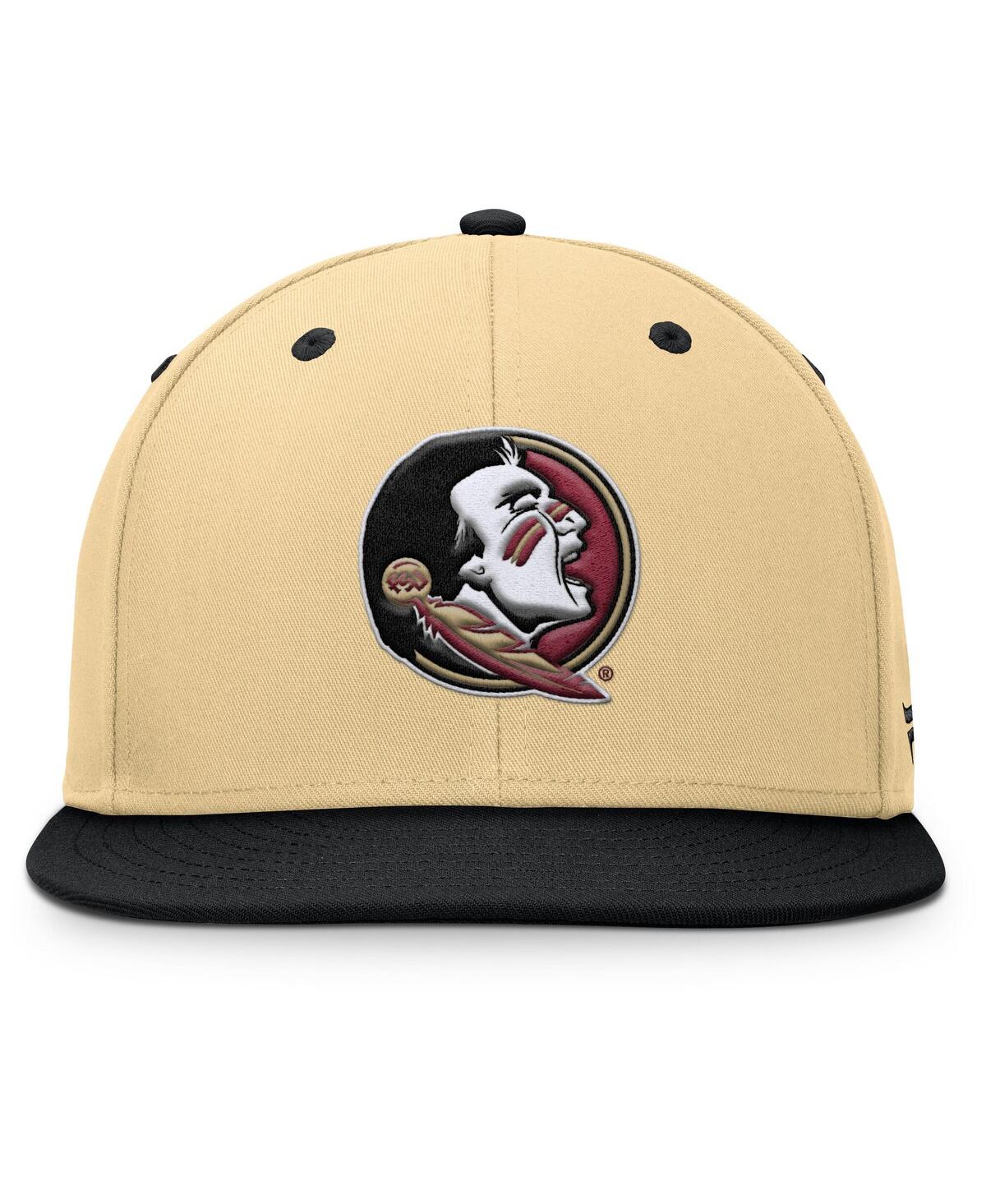 Fanatics Men's Khaki/black Florida State Seminoles Balance Fitted Hat In Multi