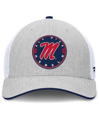 Men's Heather Gray/White Ole Miss Rebels Trigger Flex Hat