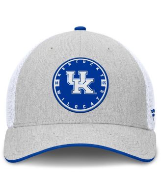 Men's Heather Gray/White Kentucky Wildcats Trigger Flex Hat