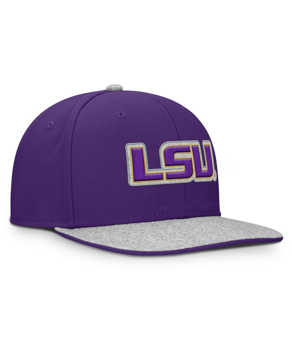 Fanatics Men's Purple Lsu Tigers Loden Snapback Hat In Purple