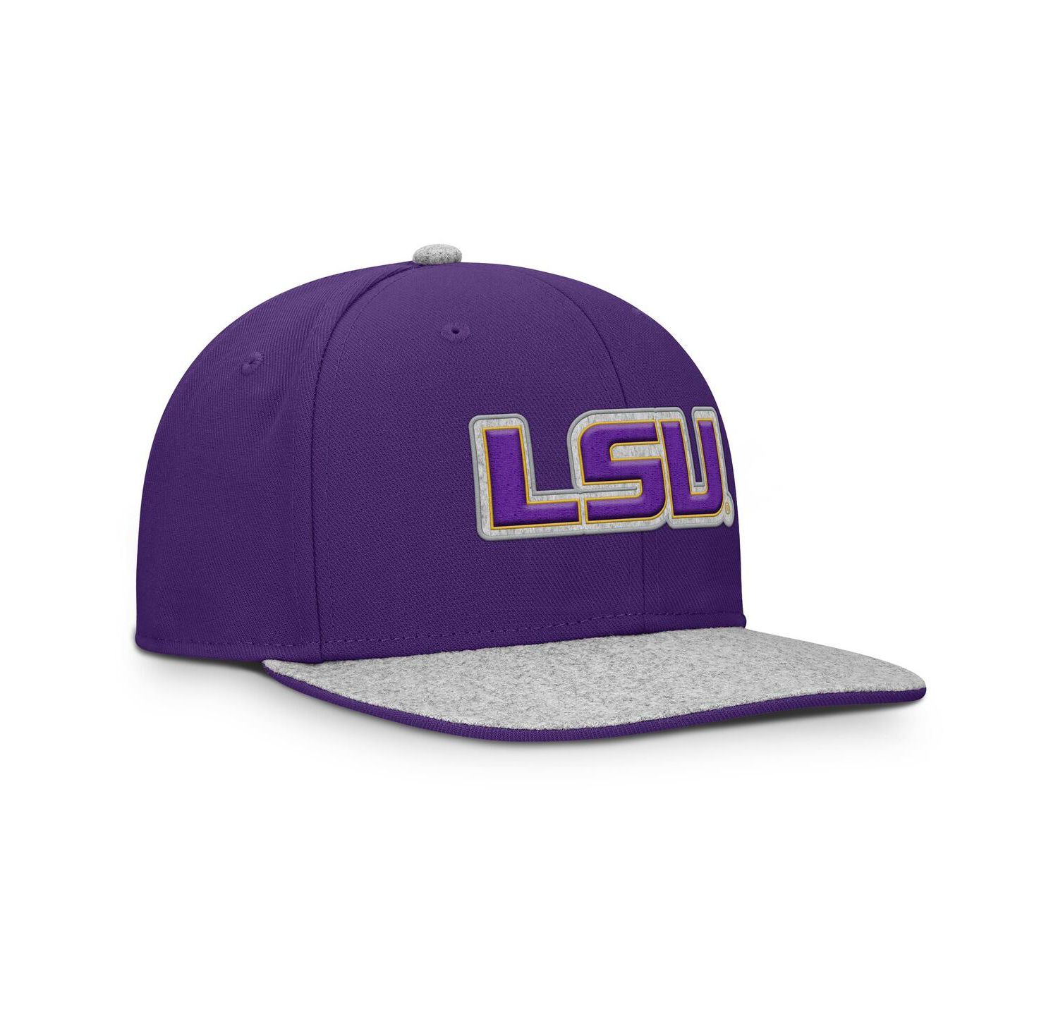 Men's Purple LSU Tigers Loden Snapback Hat