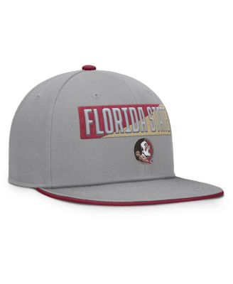 Men's Gray Florida State Seminoles Duo Snapback Hat