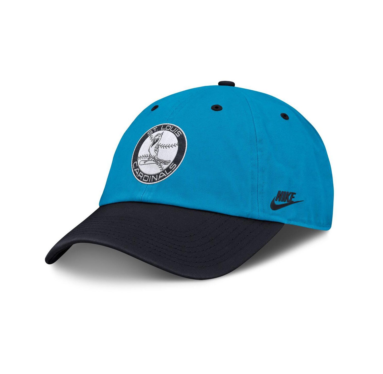Men's Blue/Navy St. Louis Cardinals Neon 90s Club Adjustable Hat