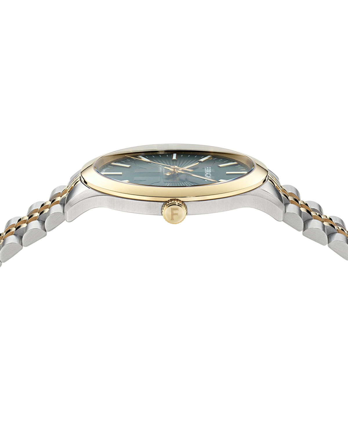 Ferragamo Men's Swiss Duo Two-tone Stainless Steel Bracelet Watch 40mm In Multi