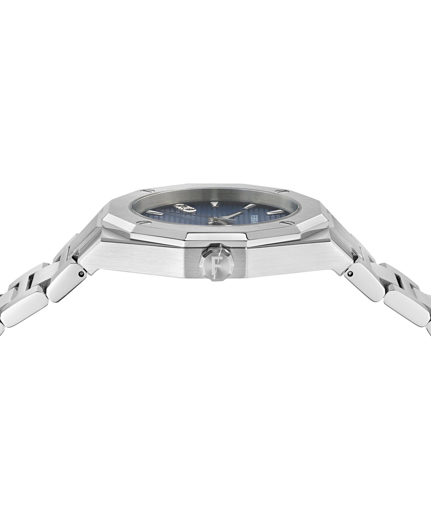 Мужские часы Ferragamo Swiss Edge Stainless Steel Bracelet Watch 40mm — фото 2