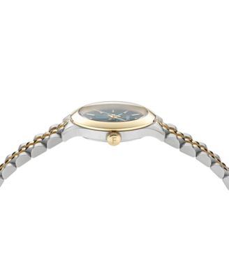 Women's Swiss Duo Two-Tone Stainless Steel Bracelet Watch 28mm