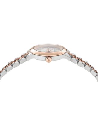 Women's Swiss Duo Two-Tone Stainless Steel Bracelet Watch 28mm