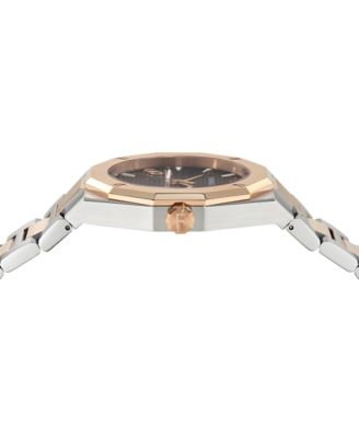 Men's Swiss Edge Two-Tone Stainless Steel Bracelet Watch 40mm