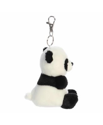 Mini Bamboo Panda Palm Pals Adorable Clip-On White 4"