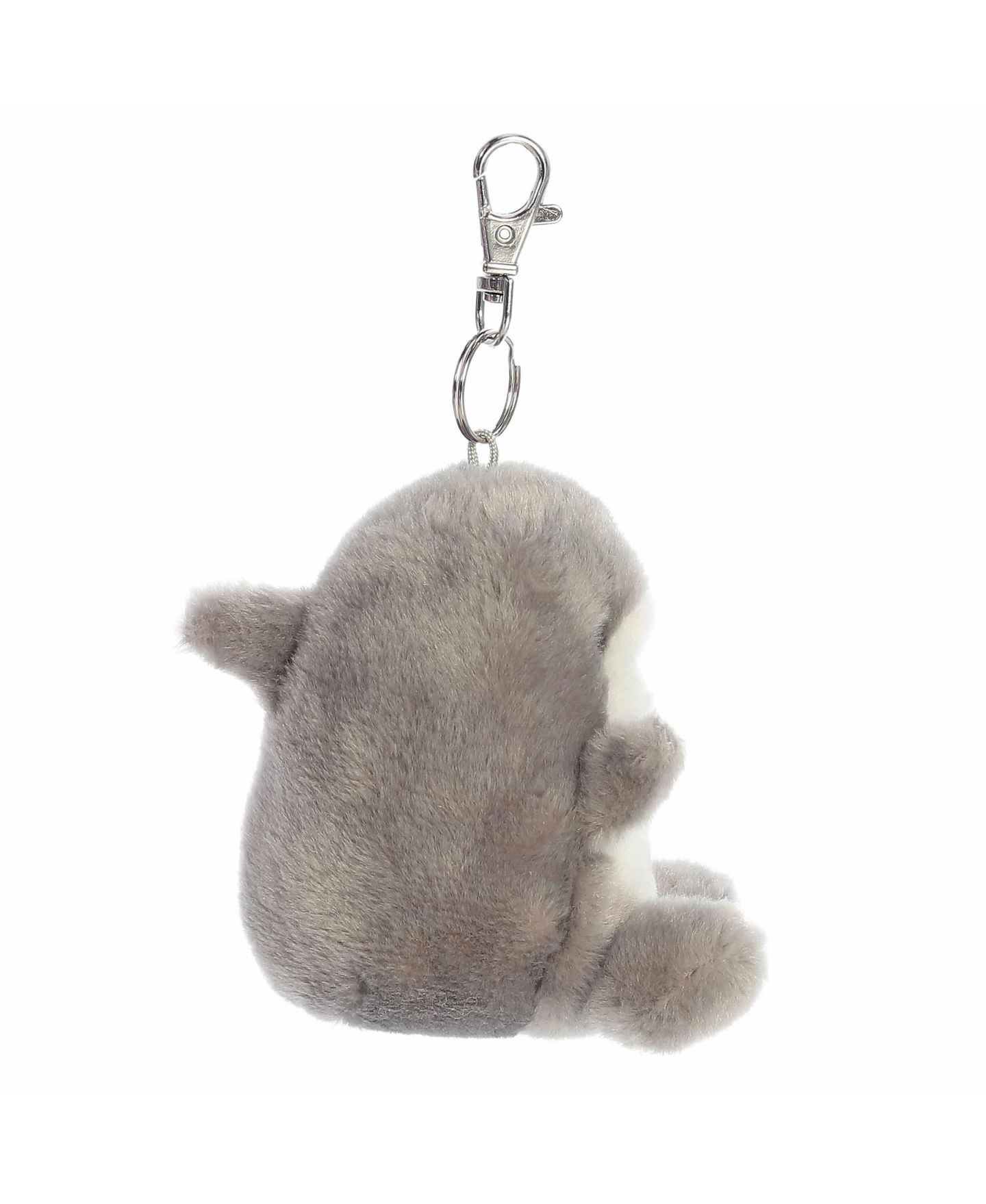 Детские мягкие игрушки Aurora Mini Chomps Shark Palm Pals Adorable Clip-On Gray 4, цвет: Серый — фото 3