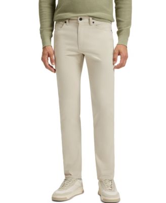 Hugo Boss - Men's Stretch-Cotton Moleskin Slim-Fit Trousers