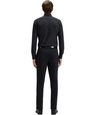 Men's Slim-Fit Performance-Stretch Dress Shirt