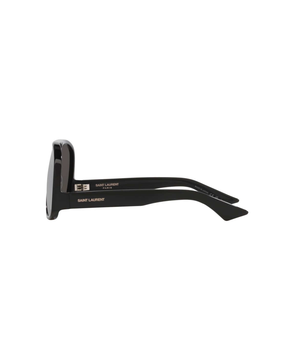 Saint Laurent Solace Acetate Aviator Sunglasses In Black