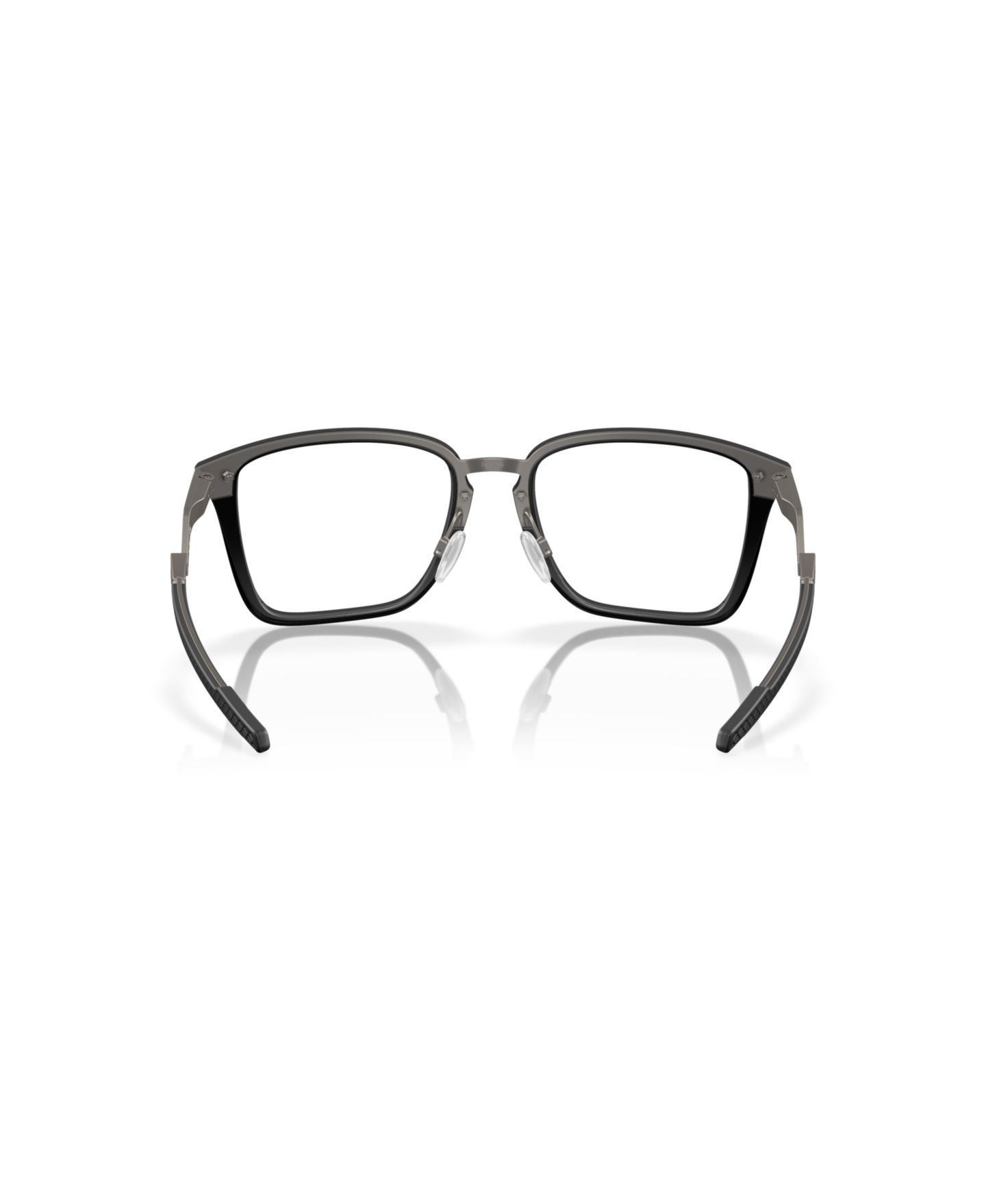 Мужские очки Celine Oakley Man Rectangle Titanium OX8162 Cognitive Eyeglasses, цвет: Атласный серый дымчатый — фото 6