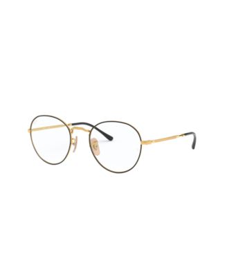 Ray-Ban - Unisex Round Metal Optics Eyeglasses, RB3582V