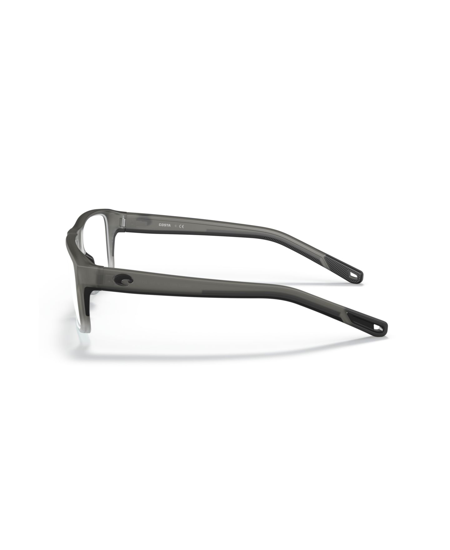 Мужские очки Costa Del Mar Costa Man Rectangle Plastic 6A8014 Ocean Ridge 400 Eyeglasses, цвет: Туманный серый — фото 3