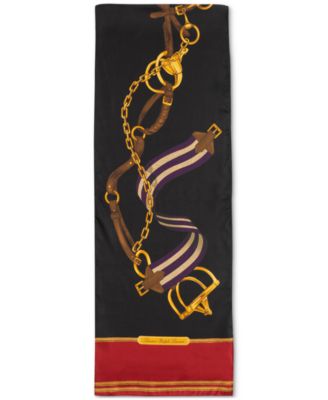 Lauren Ralph Lauren - Ribbon & Belt Oblong Silk Scarf