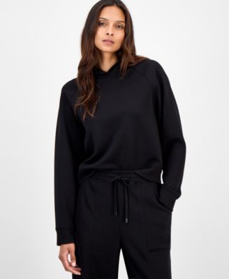 And Now This - Women's Speckled Knit Hooded Sweatshirt
