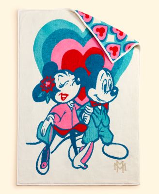 Disney | Macy's - Mickey & Minnie Reversible Knit Blanket