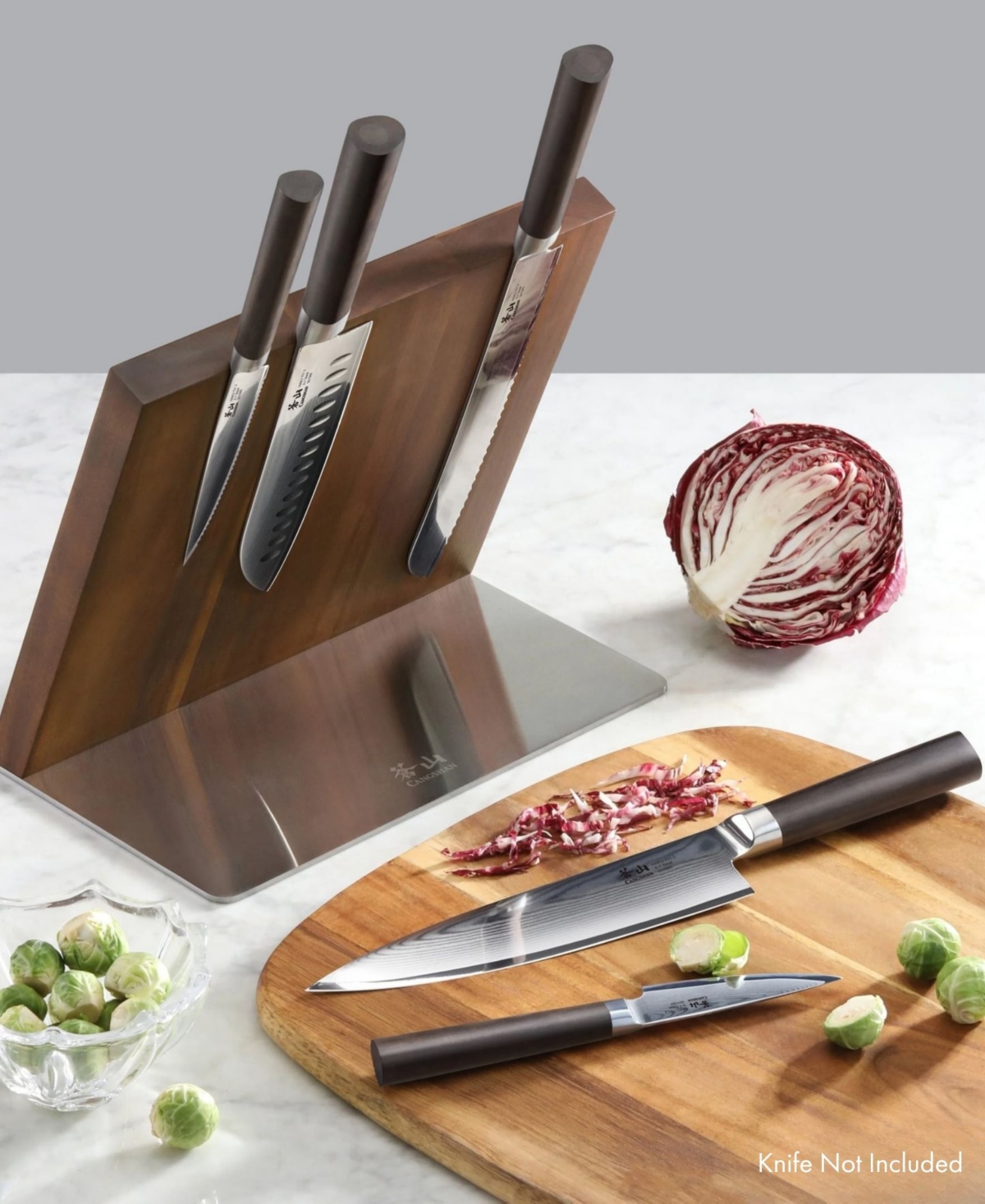 Cangshan 11" Hua Magnetic Block In Brown