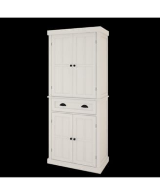 CASAINC 71" Tall Storage Cabinet With Drawer, 4 Doors and Adjustable Shelves