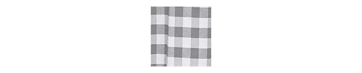 GoodGram Buffalo Check Gingham Custom Window Curtain Treatments
