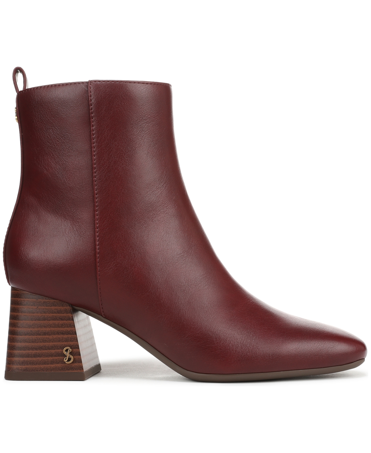 Sam & Libby Women's Yuliana Block Heel Dress Booties In Brown