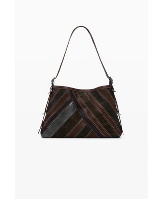 Women's Medium shoulder bag with stitching