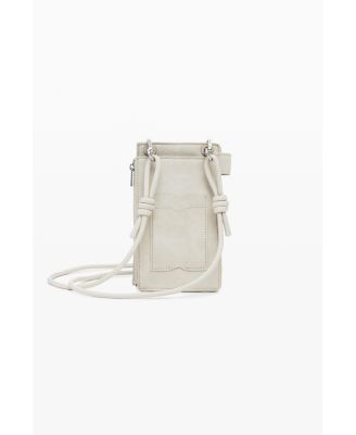 Women's Mobile holder leather-effect logo