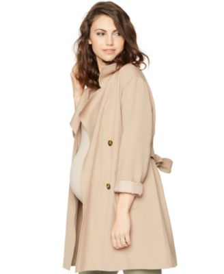 Drew Maternity Belted Trench Coat