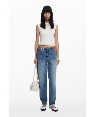 Women's Boyfriend jeans with inverted pockets