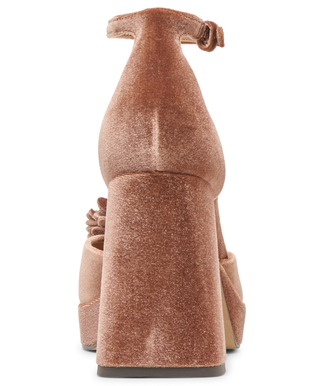Dolce Vita Perel Platform Ankle Strap Sandal In Brown