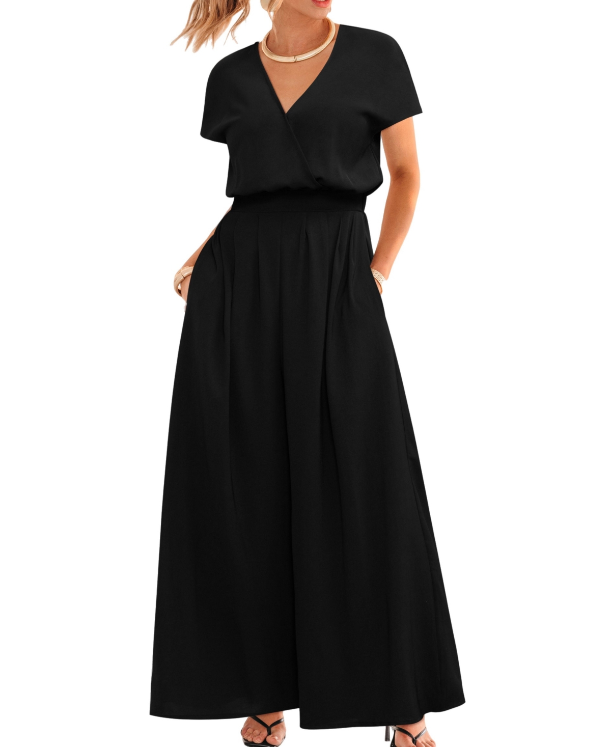Women's Night Flow Black Jumpsuit