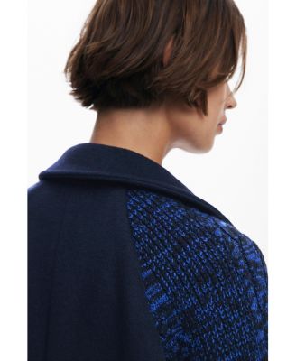 Women's Combined wool coat