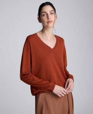 Women's V-Neck Pullover Sweater