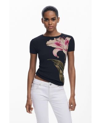 Women's Flared embroidered jeans