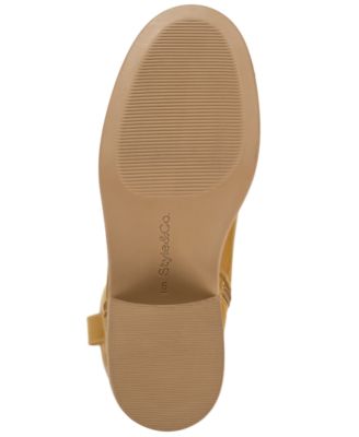 Women's Inezz Mid Shaft Faux-Leather Boots, Macy's Exclusive