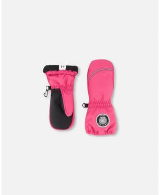 Deux par Deux Girl Winter Mittens Play Flash Floral - Toddler|Child ...