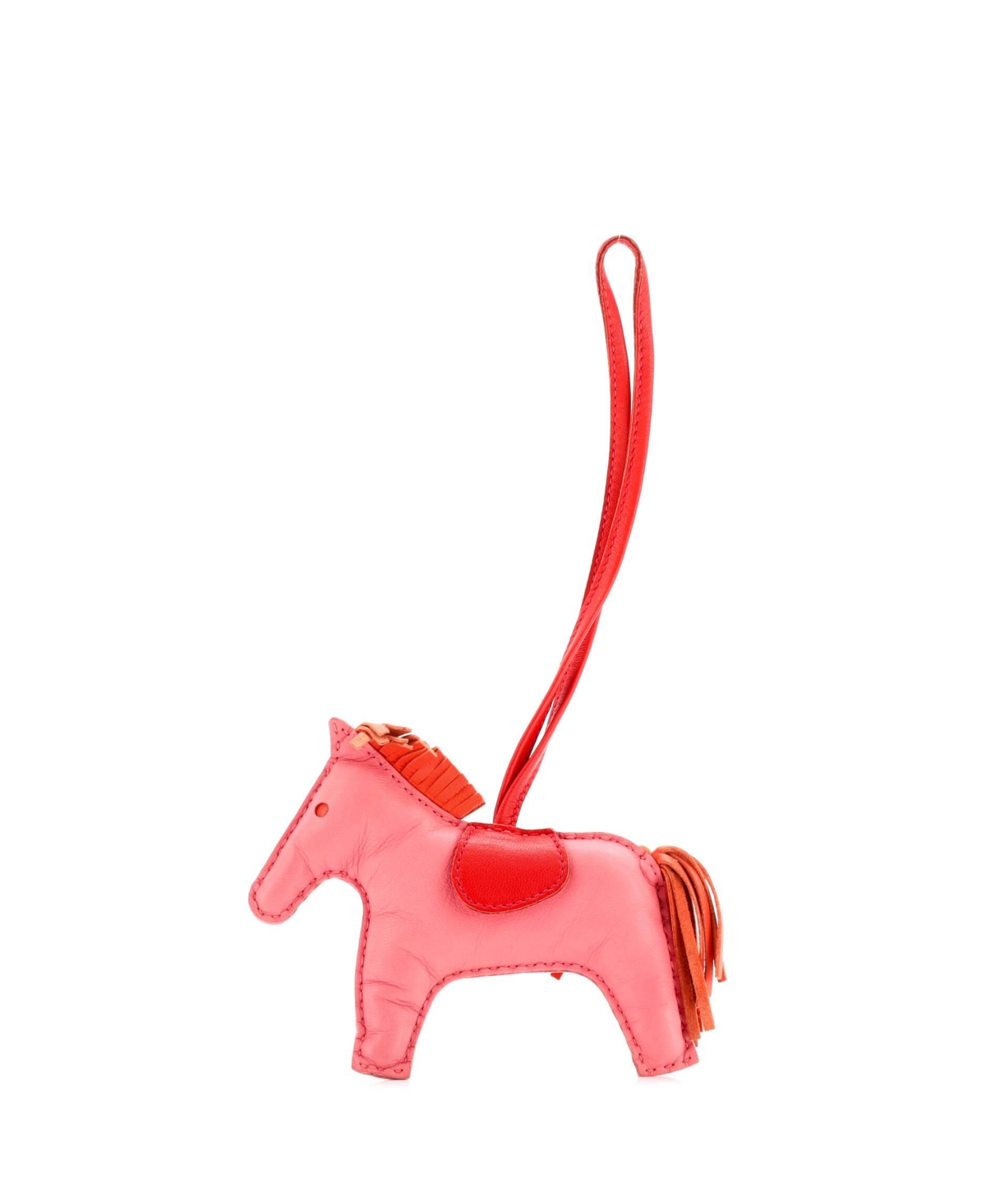 Pre-Owned Hermes Mm GriGri Rodeo Bag Charm Leather - Pink