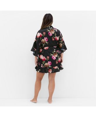 Plus Size Arcadia Short Kimono