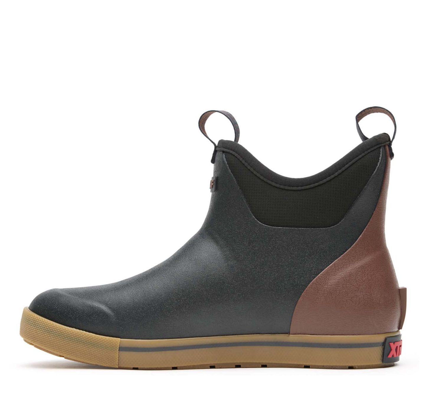 Мужские ботинки XTRATUF Camp Fleece Lined Ankle Deck Boot, цвет: Чёрный — фото 6