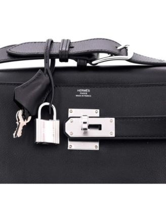 Pre-Owned Hermes PM Kelly Messenger Bag Evergrain