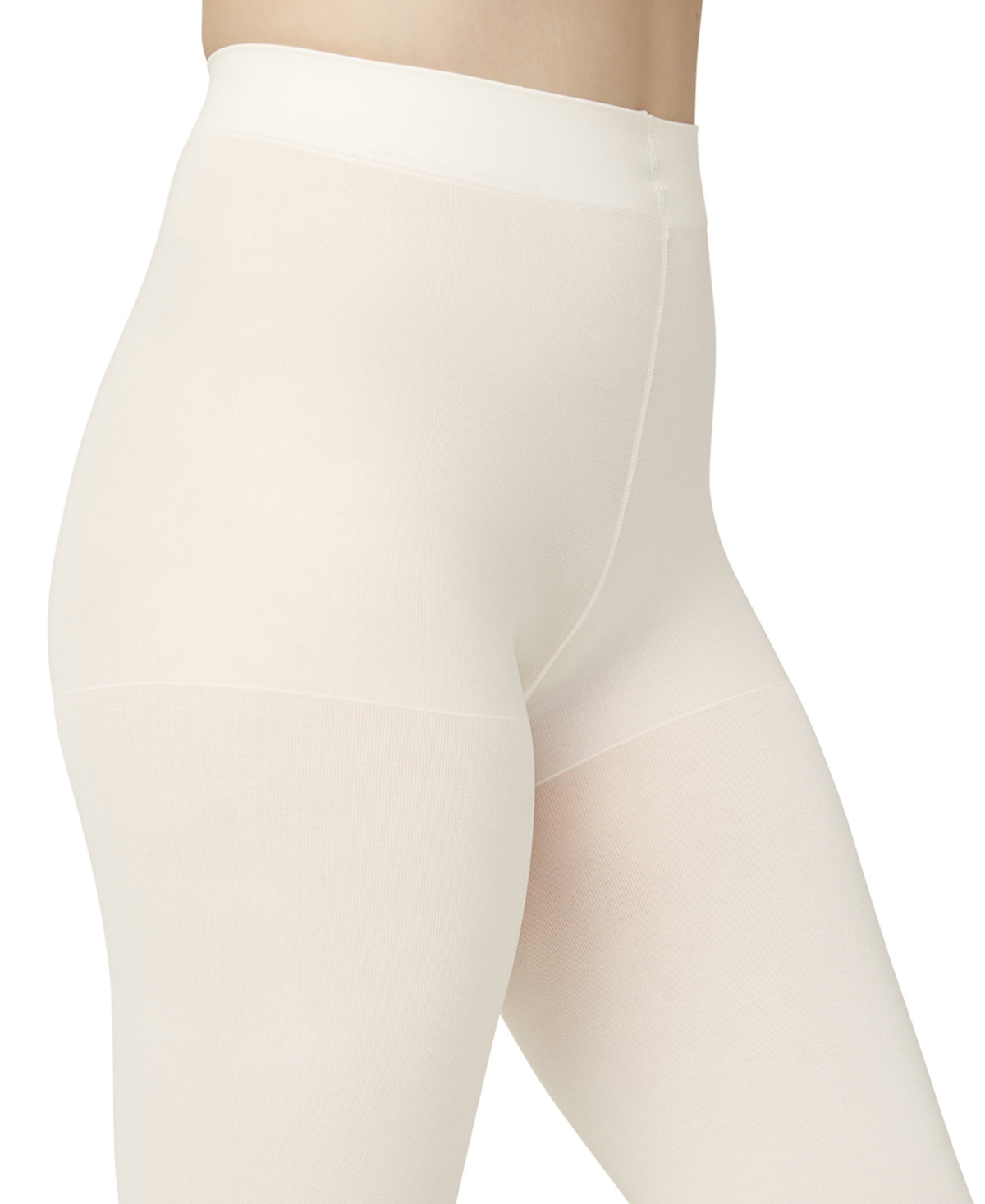 Hue Women's Super Opaque Control Top Tights In White