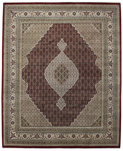 CLOSEOUT! Macy's Fine Rug Gallery, One of a Kind, Fine Indo-Tabriz Nar Red 8'4